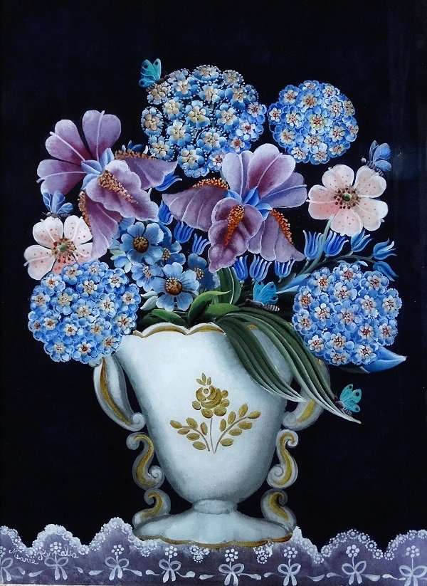 bouquet bleu aux iris SOLD