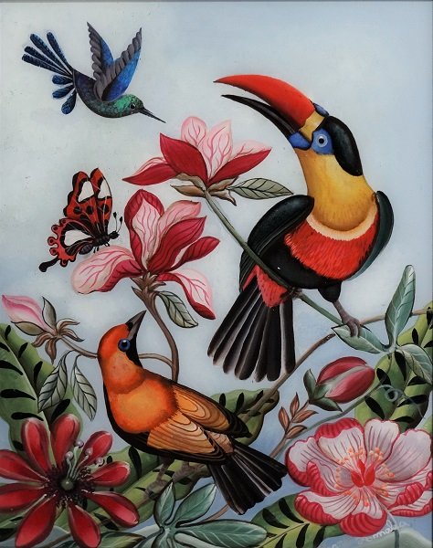 toucan et colibri SOLD