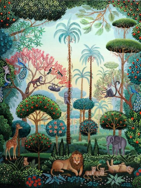 Repos paisible dans la jungle