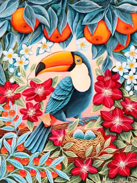 Le toucan aux clémentines