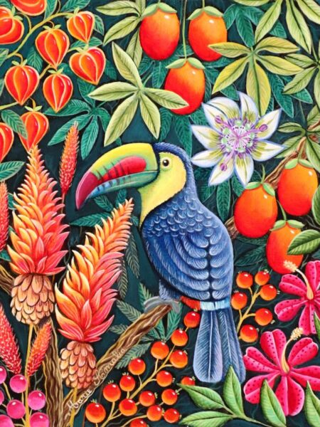 Le toucan aux fruits de la passion